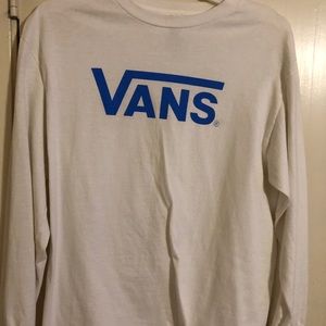 EUC! Vans Long sleeve white shirt